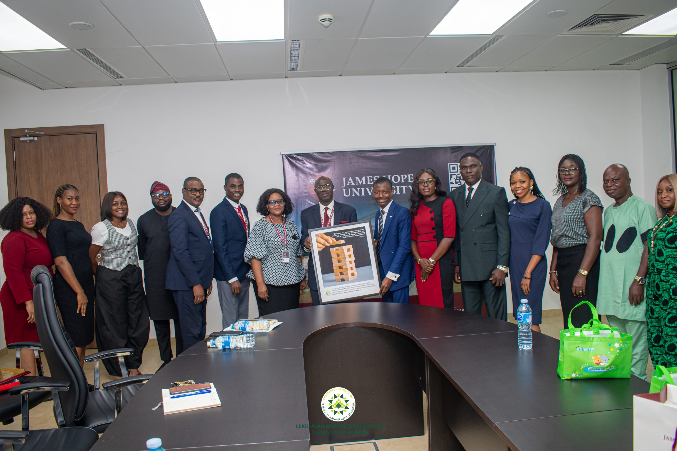 James Hope University Team and CIPM Team