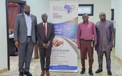 Our President/VC, Prof. Olu Akinkugbe, paid a courtesy visit to the Centre for the Study of the Economies of Africa (CSEA)